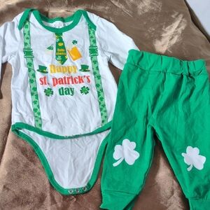 St. Patrick's Day Baby Outfit 3-6 months